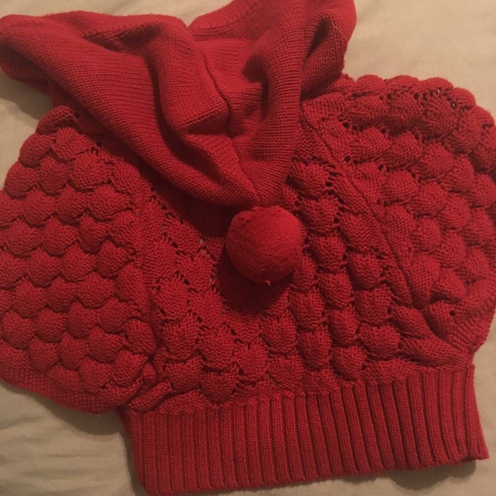 Little Red Riding Hood Poncho, size 12mths
